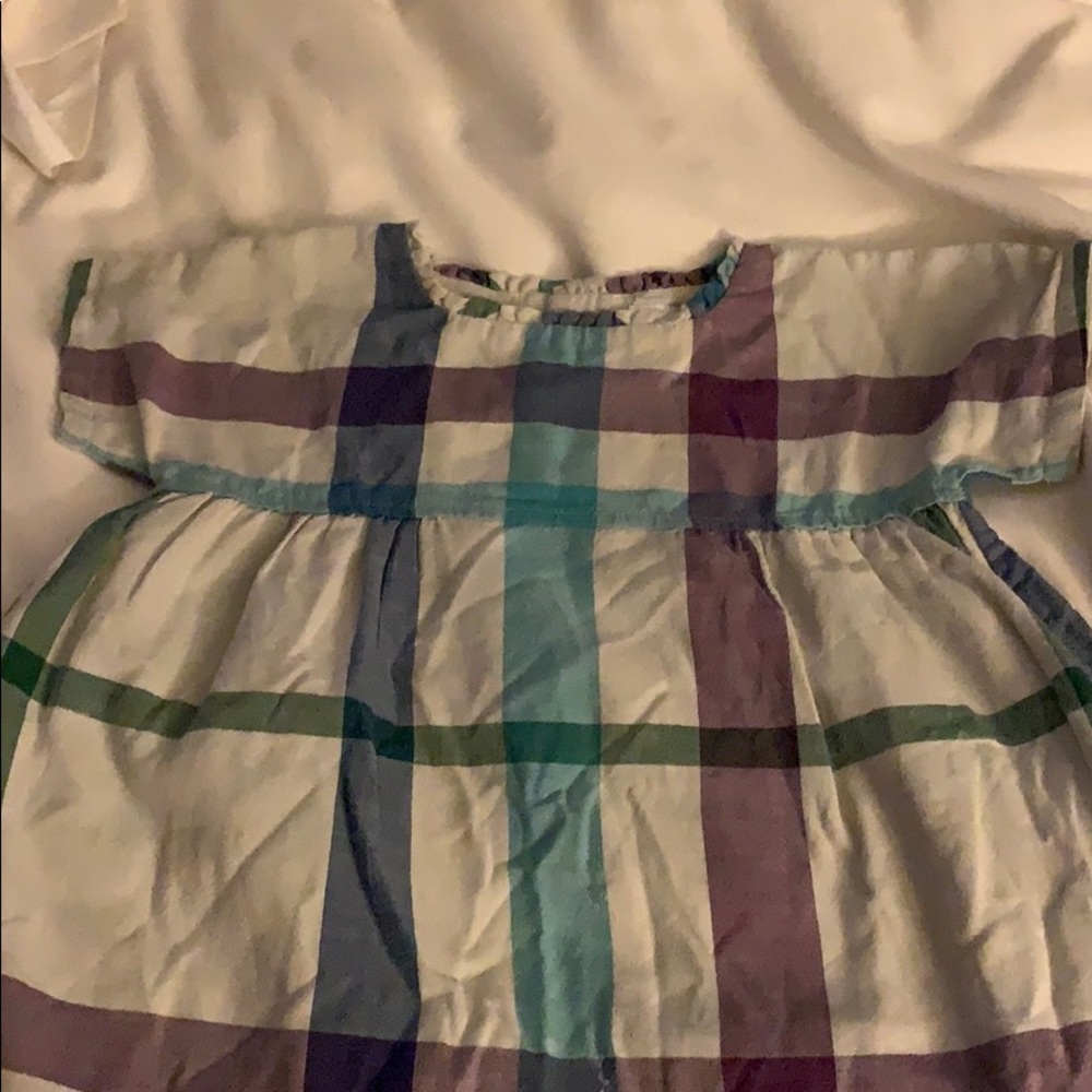 Burberry kids plaid dress